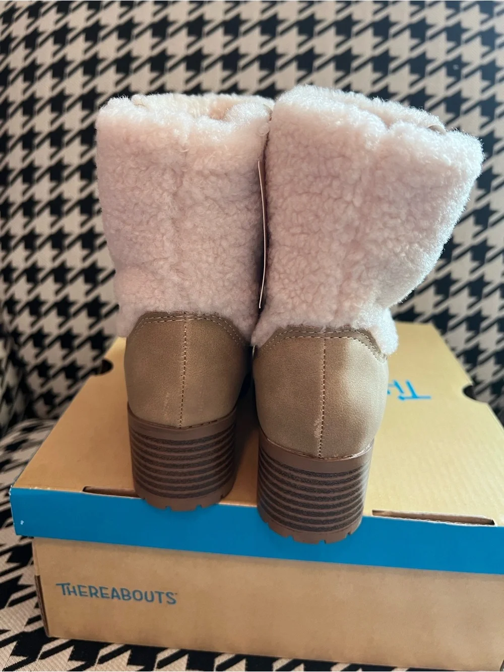 Thereabouts Girls Sawyer Stacked Heel Bootie- Size 11